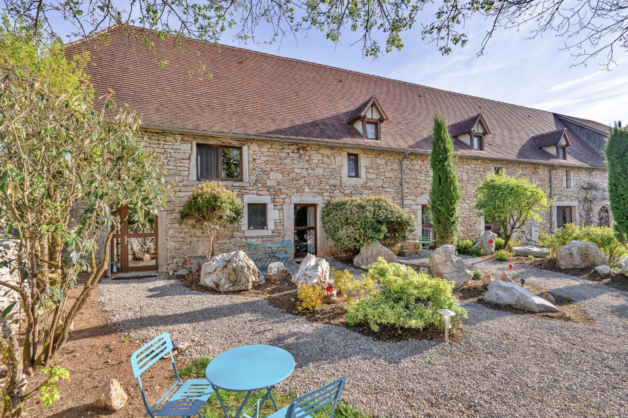 Chambres Et Jardin De Pierres Espédaillac Exteriör bild