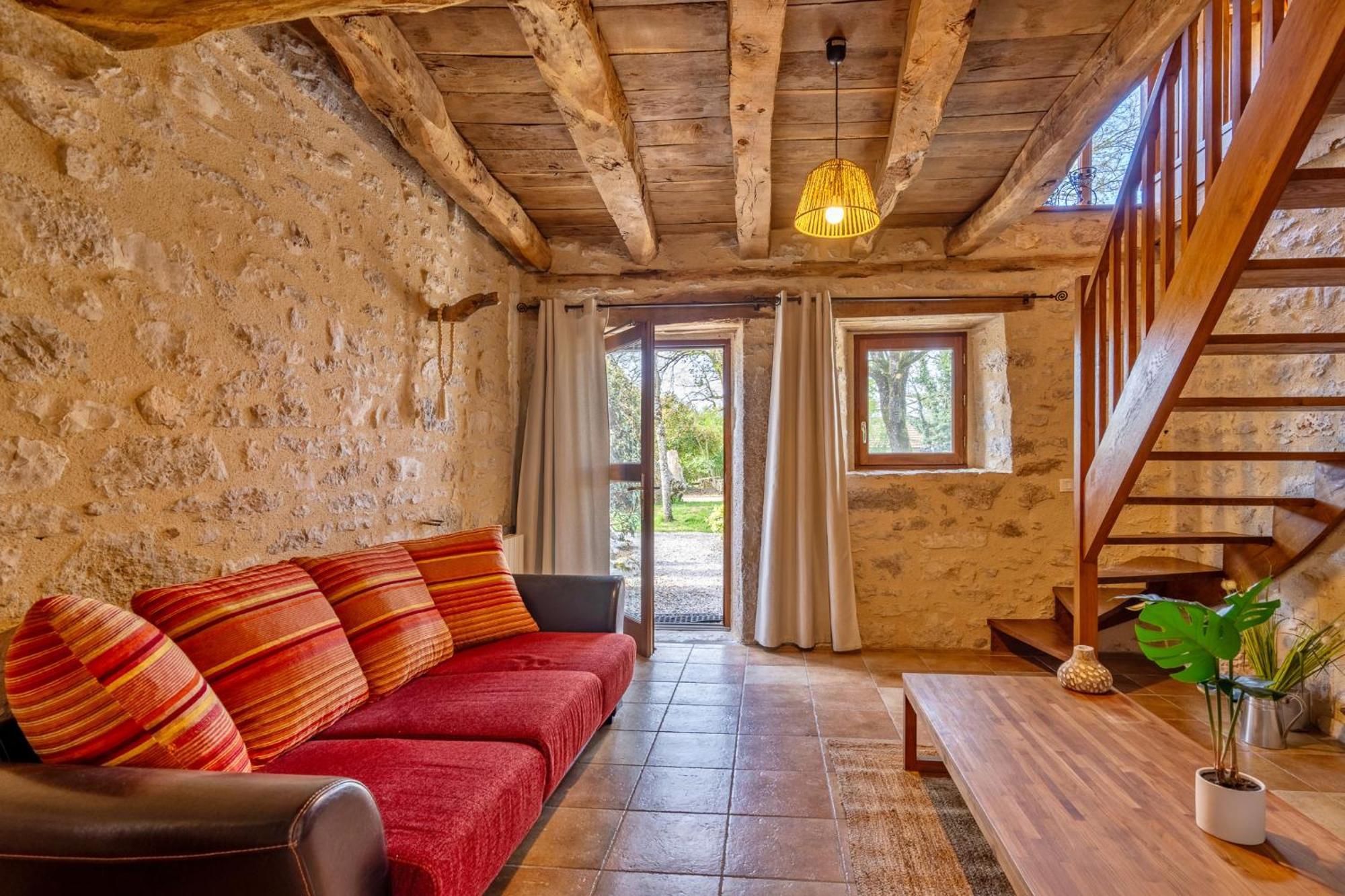 Chambres Et Jardin De Pierres Espédaillac Exteriör bild