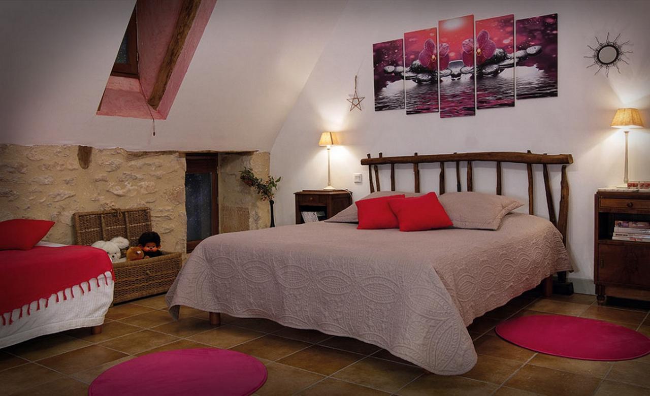 Chambres Et Jardin De Pierres Espédaillac Exteriör bild