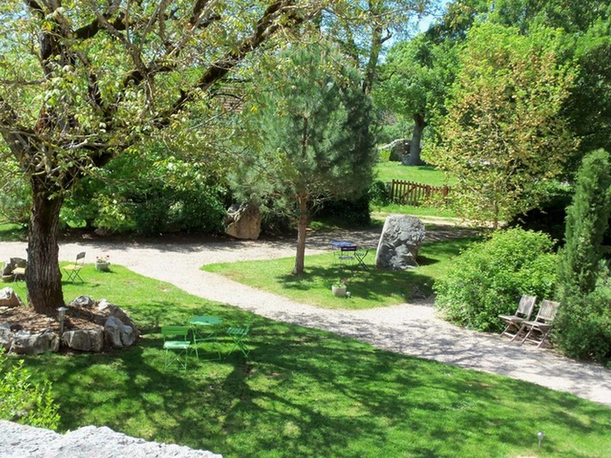 Chambres Et Jardin De Pierres Espédaillac Exteriör bild